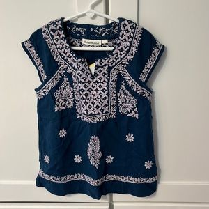 Girls NWT Roller Rabbit faith top size 10